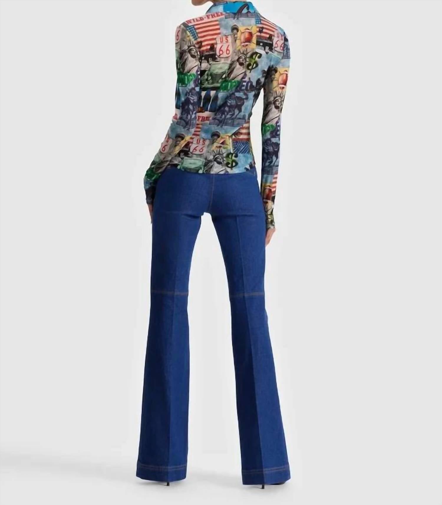 Alice + Olivia - Jade Button Down Top