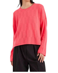 Brodie Cashmere - Laney Ladder Crew Top