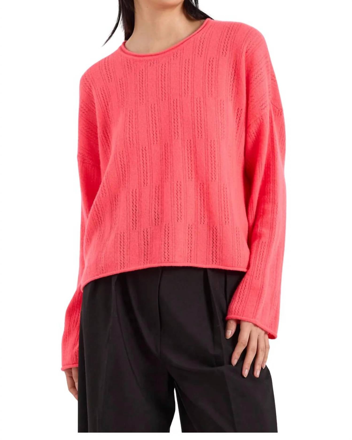 Brodie Cashmere - Laney Ladder Crew Top