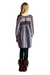 Velzera - Paisley Baby Doll Tunic