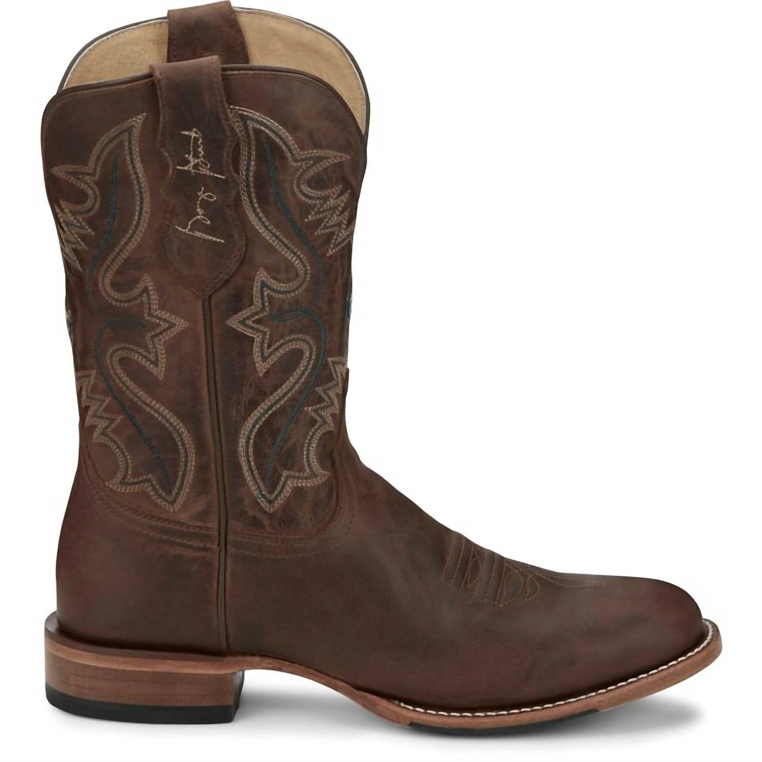 Justin Boots - Men's Wells Cowhide Western Boots