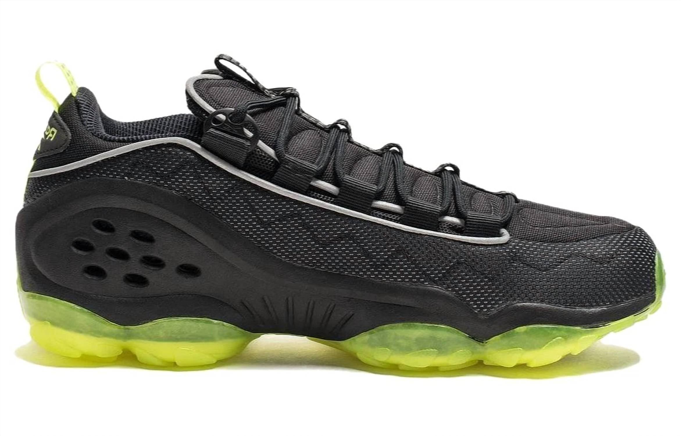 Reebok Men's Dmx Run 10 Atmos Sneakers in black green - men's sneaker - detail view