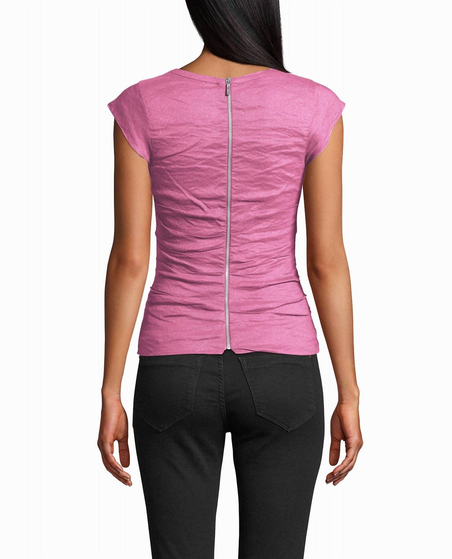 Nicole Miller - Cotton Metal Logan Top