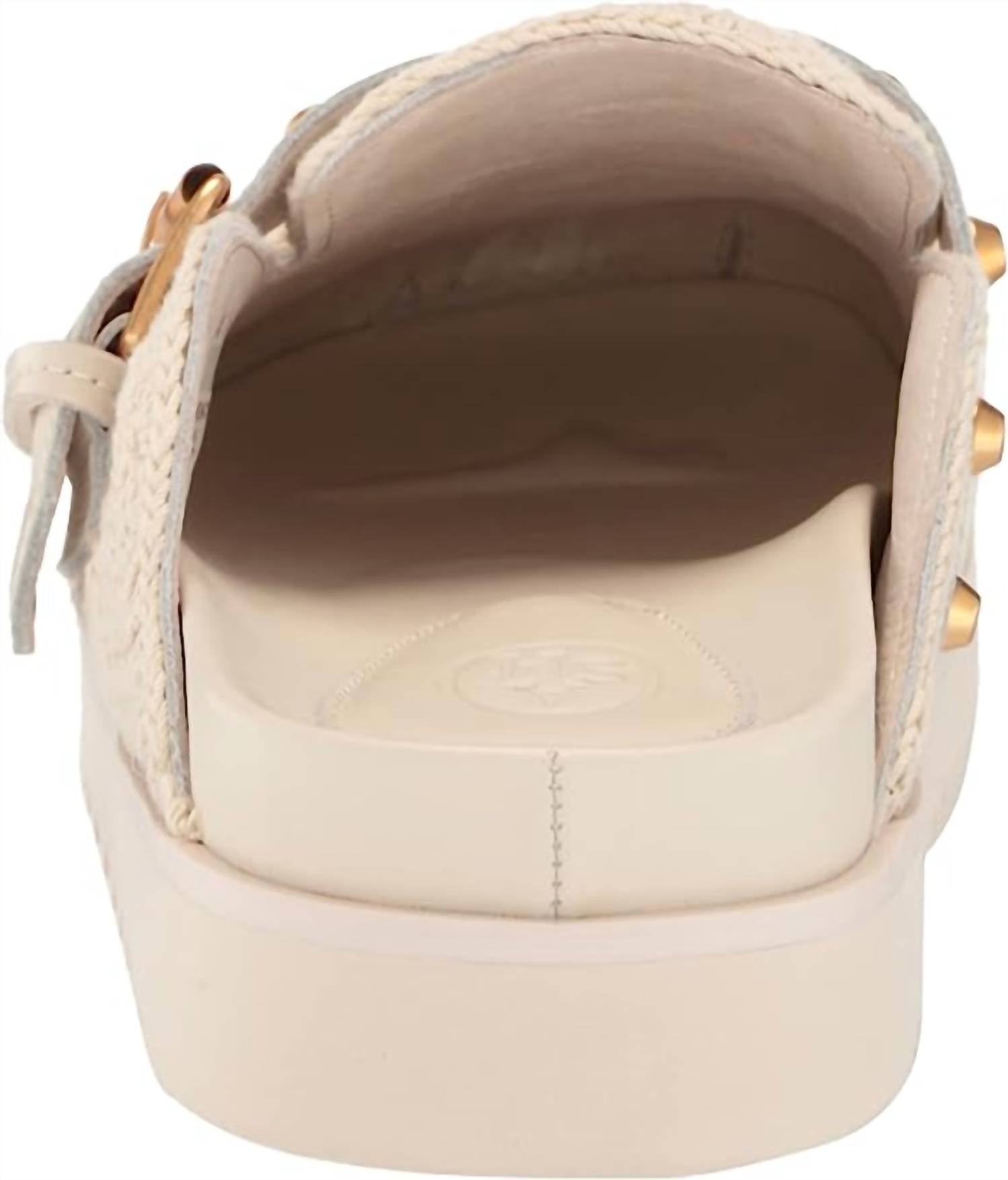 Ash - Women's Buckle Strap Slip On Round Toe Clogs