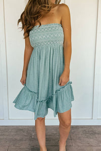 Hem & Thread - Off Shoulder Mini Dress or Maxi Skirt