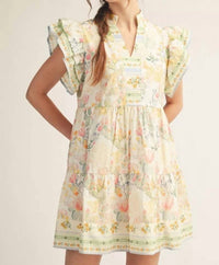 Jodifl One Step Closer Mini Dress in multi - women's dress - detail view