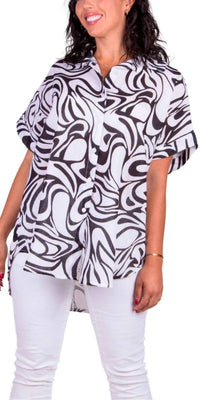 Gigi Moda - Tropical Button Down Shirt