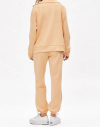 Dear Scarlett Hamptons Travel Set in apricot ice - women's sleepwear - detail view
