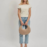 Moda Luxe - Farrah Suede Shoulder Bag