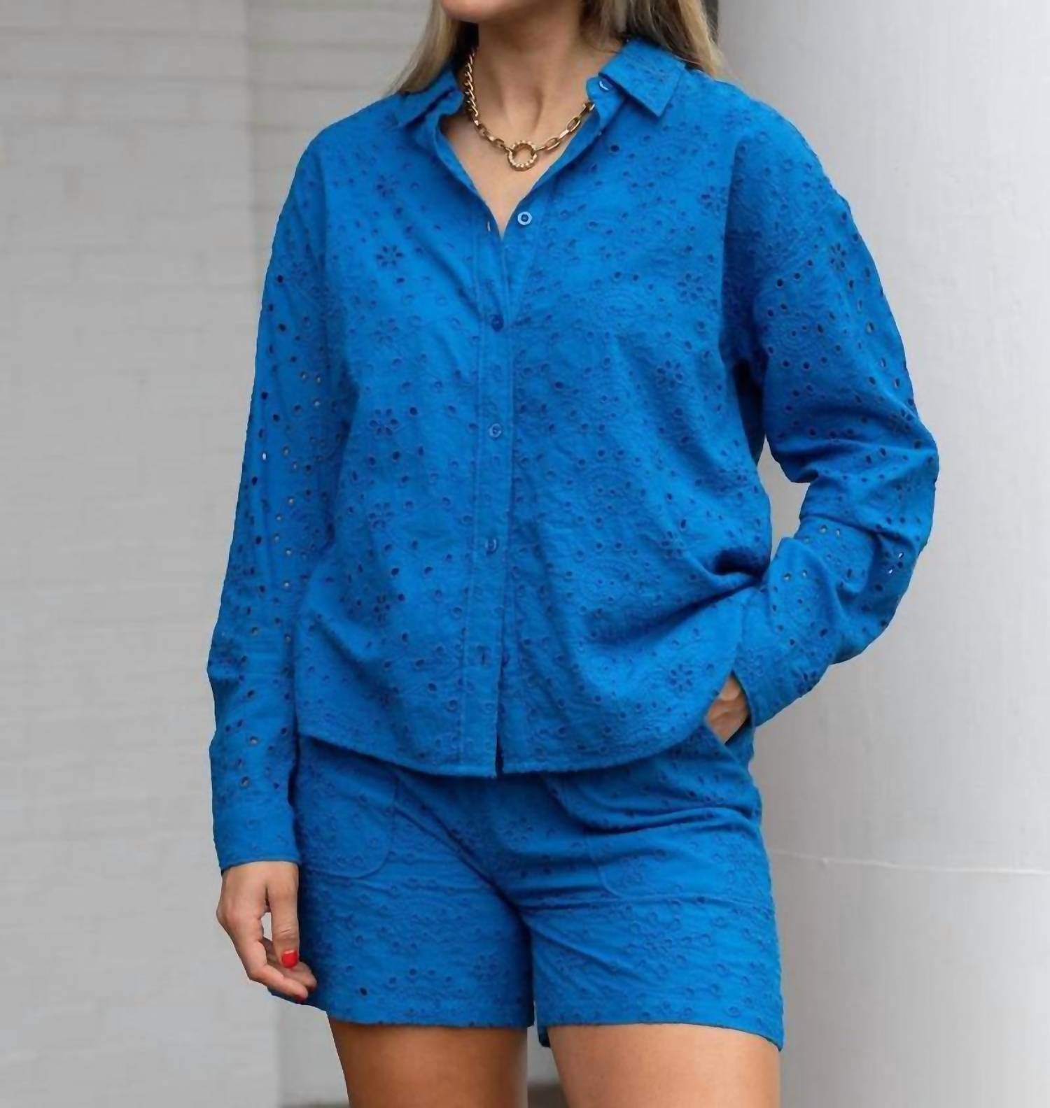 Exvoto - Daphne Eyelet Blouse