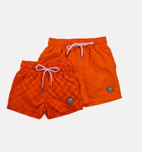 Fletch - Boy's Water-activated Checker Swim Trunk