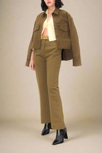 Victoria Beckham - Cropped Kick Trouser Pants