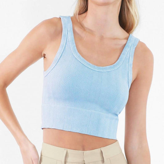 Nikibiki - Herringbone Crop Top