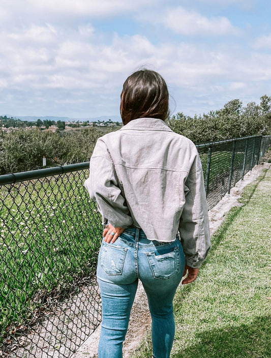 Newbury Kustom - Corduroy Cropped Jacket