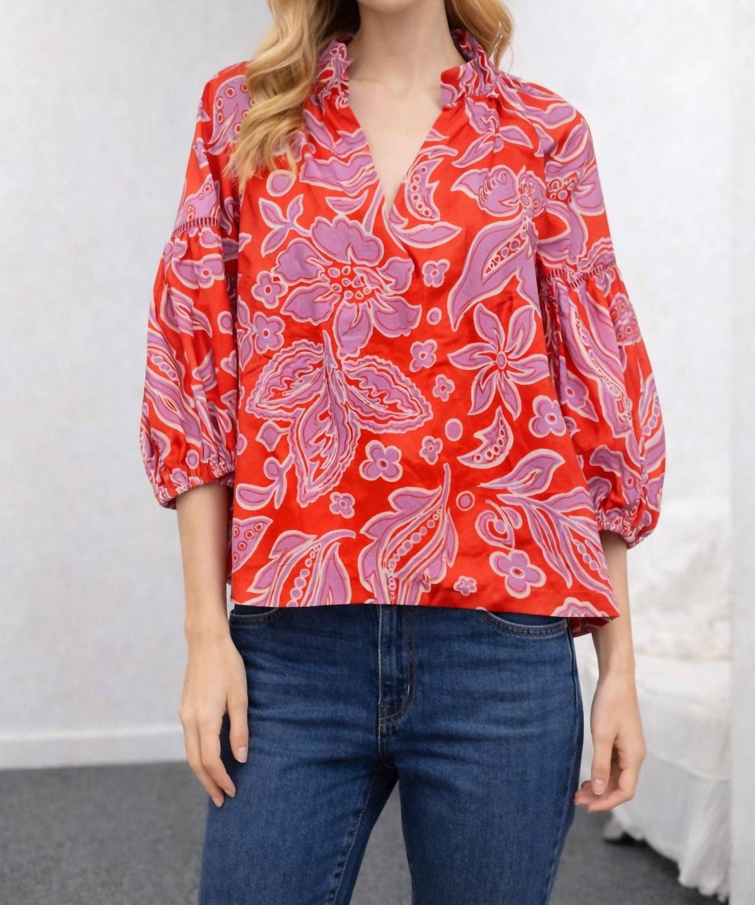 Joy Joy - Peasant Top