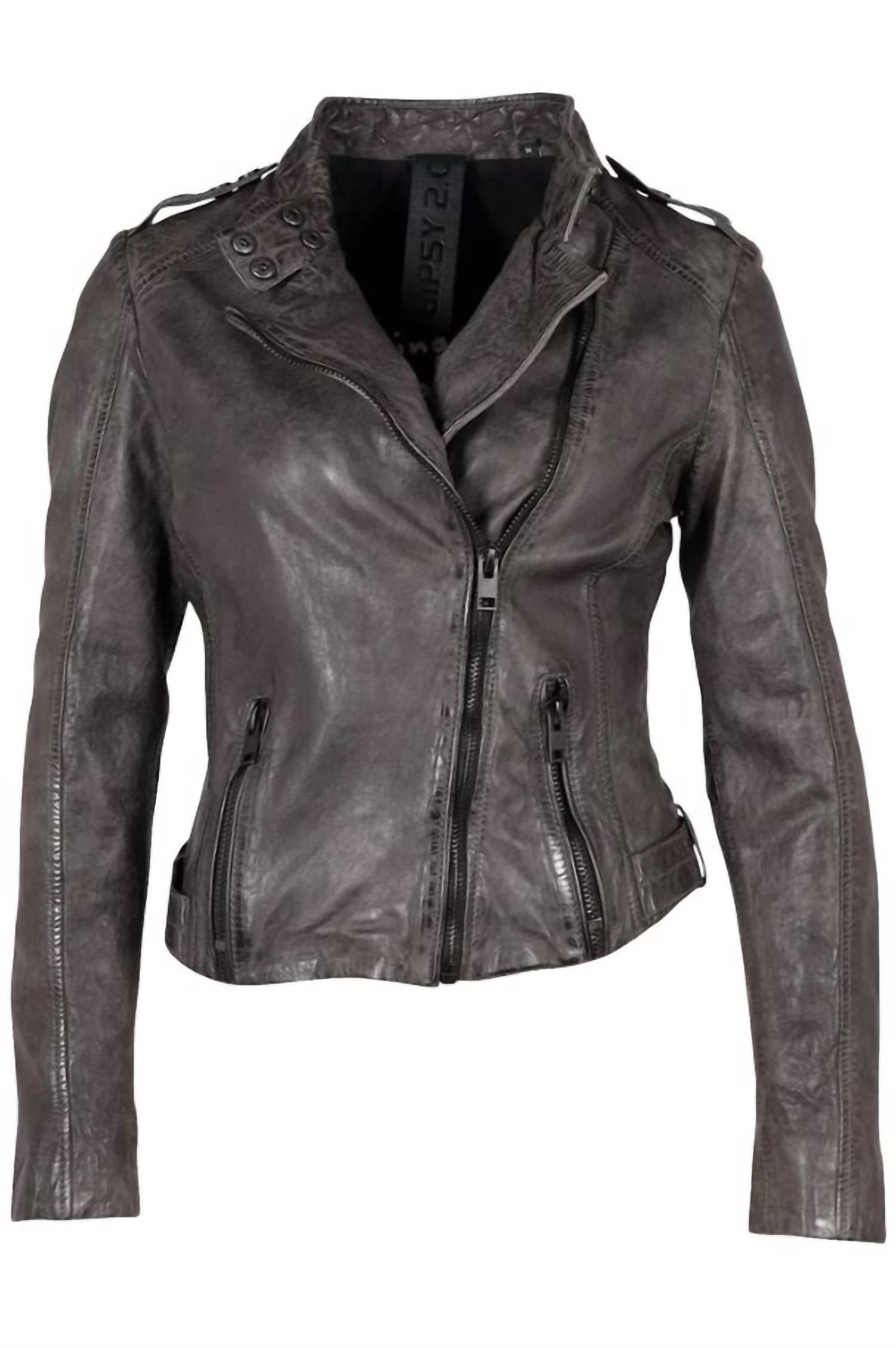 Mauritius - Women's Candice Leather Jacket