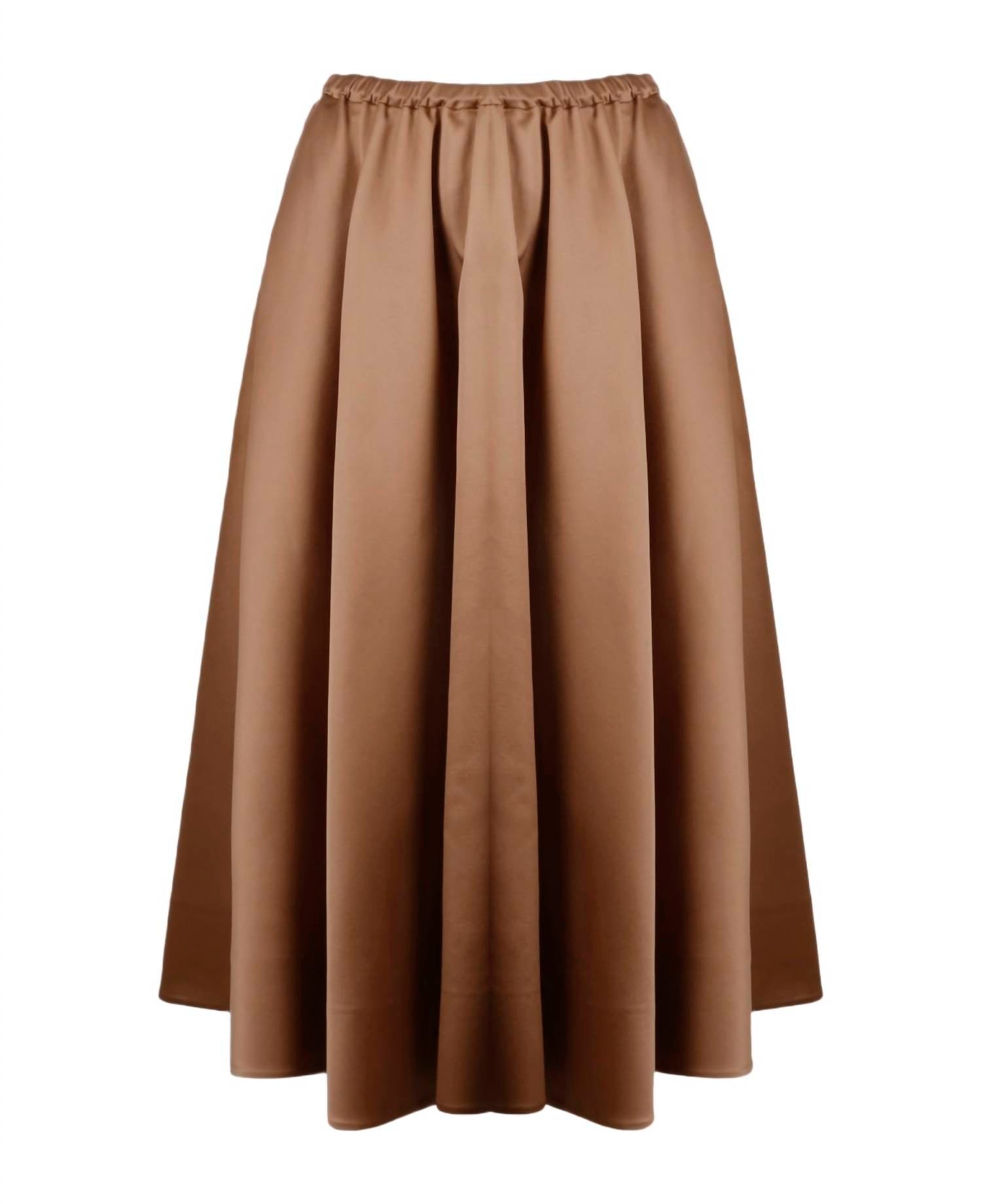Valentino - High Waist Pleated Midi Skirt