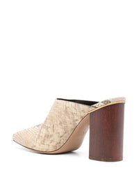 Chloe - Women's Ambre Leather Mules