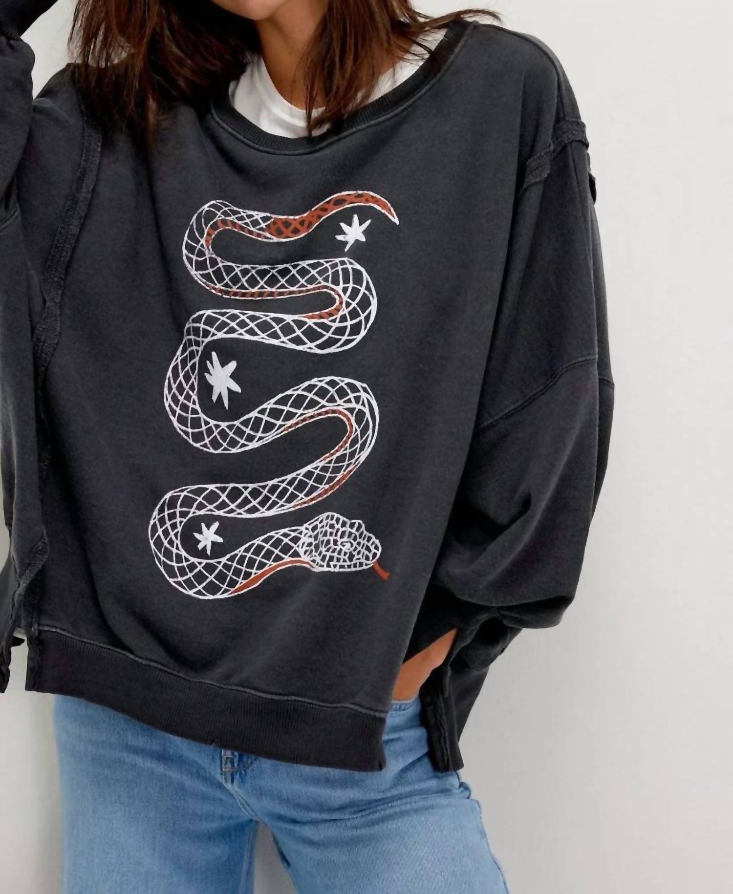 Free People - Graphic Camden Pullover
