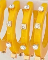 Smith & Co - Women's City Girl Jewel Large Hoop Earrings