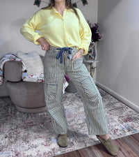 Bibi - Benny Twill Barrel Pants