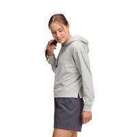 Black Diamond Women's Midlayer Hoodie in agave - women's top - alternate view