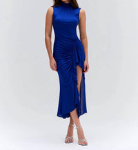 Patbo - Metallic Jersey Sleeveless Midi Dress