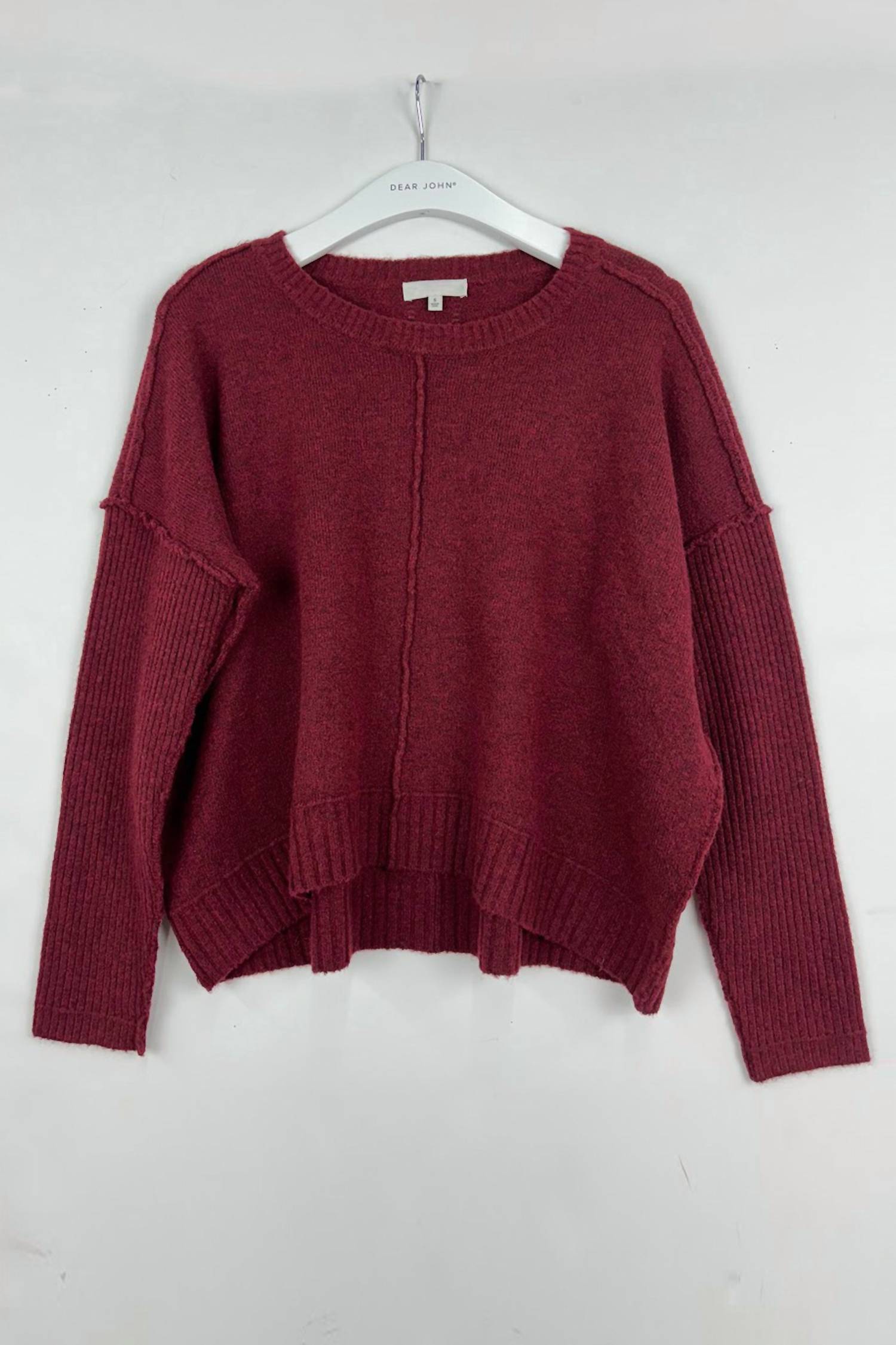 DEAR JOHN DENIM Women's Ayat Top in cherry laquer - women's sweater