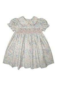 Percy & Tyne - Baby Girl's Short Sleeve Smocked Day Dress