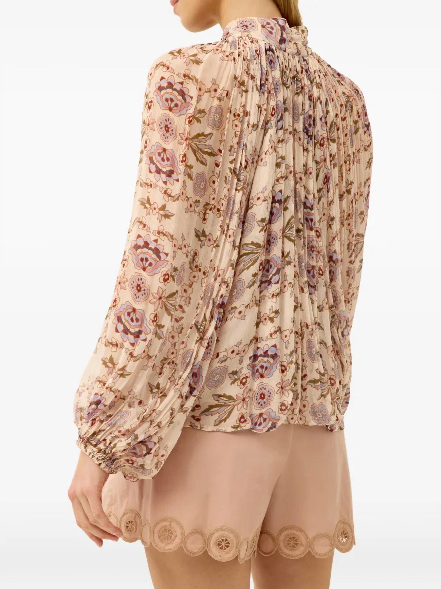 Marie Oliver - Florence Floral Tie Blouse Top