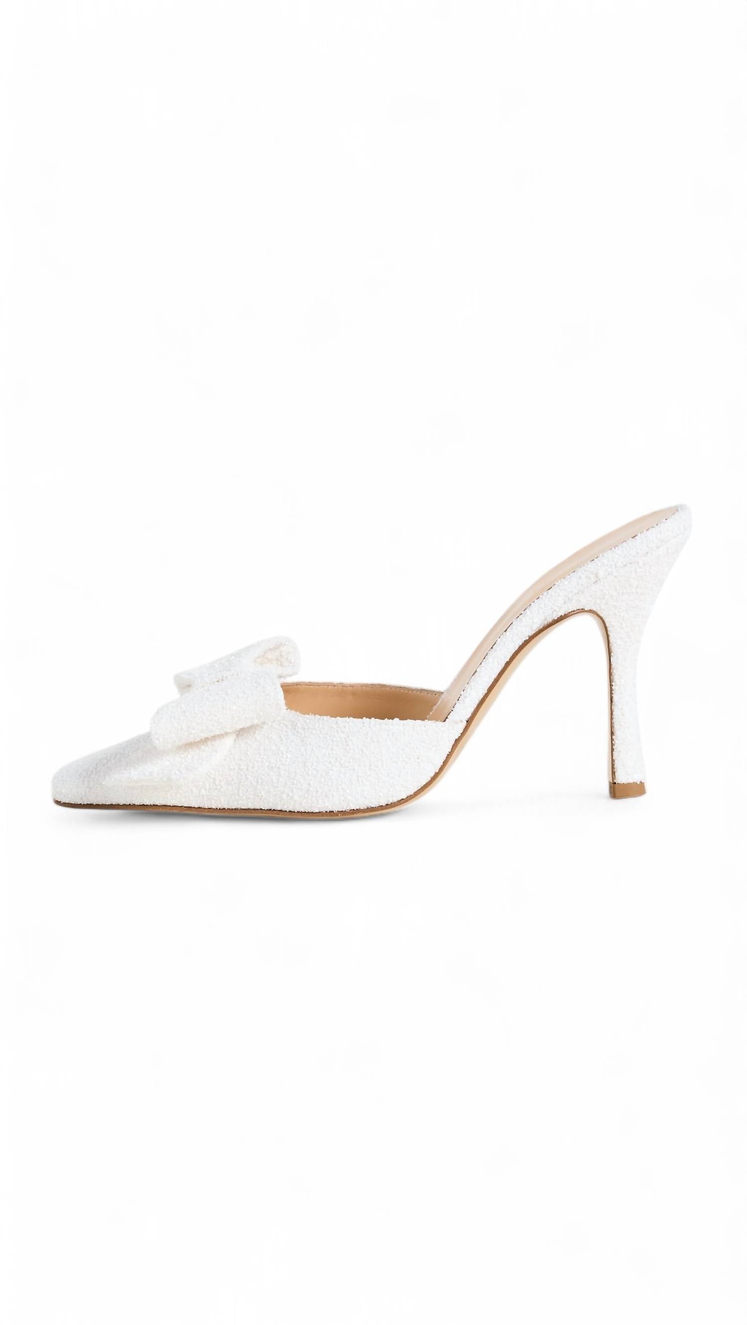 Nalebe - DIMANTE GLITTER HIGH HEEL MULE BRIDAL