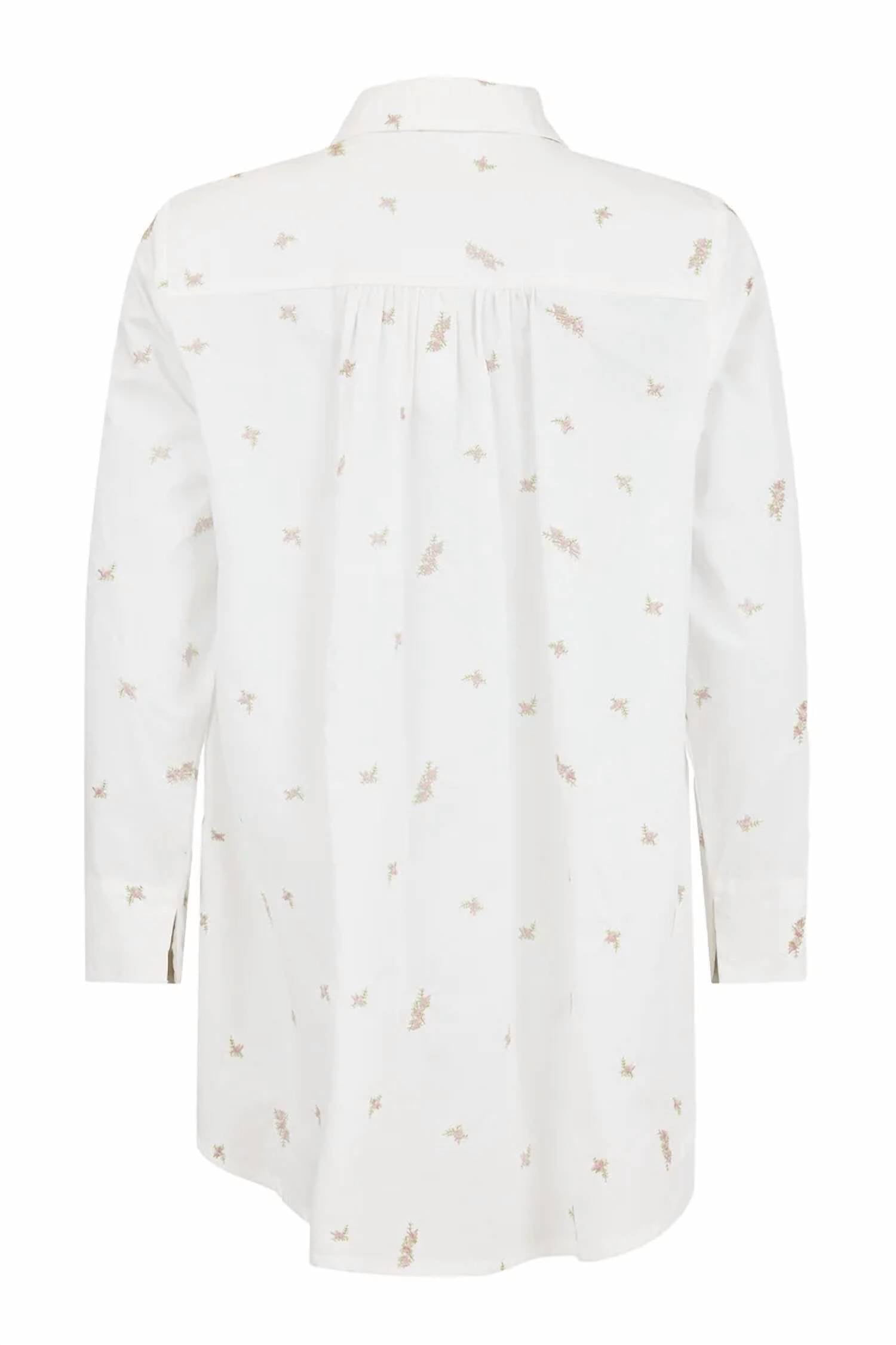 Noen - Women's Floral Embroidered Shirt