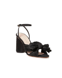 Loeffler Randall Women's Camellia Pleated Bow Heel in black - women's heels