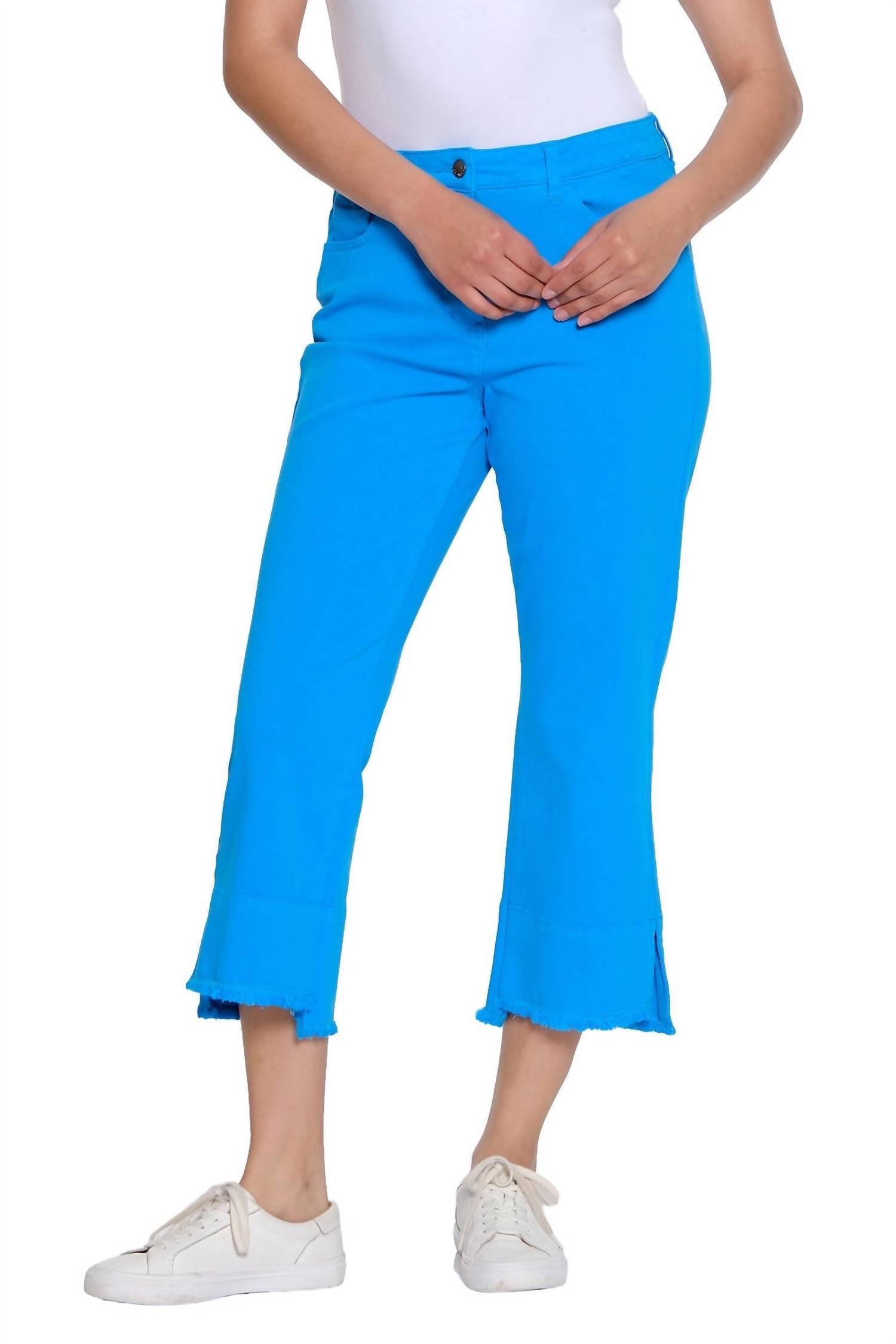 Slimsation By Multiples - Raw Hem Crop Pant