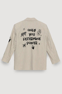 Free People - Only You Embroidered Detailed Jacket Blazer