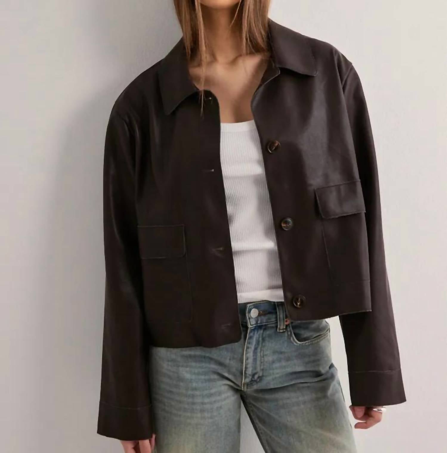 Jodifl - Faux Leather Jacket