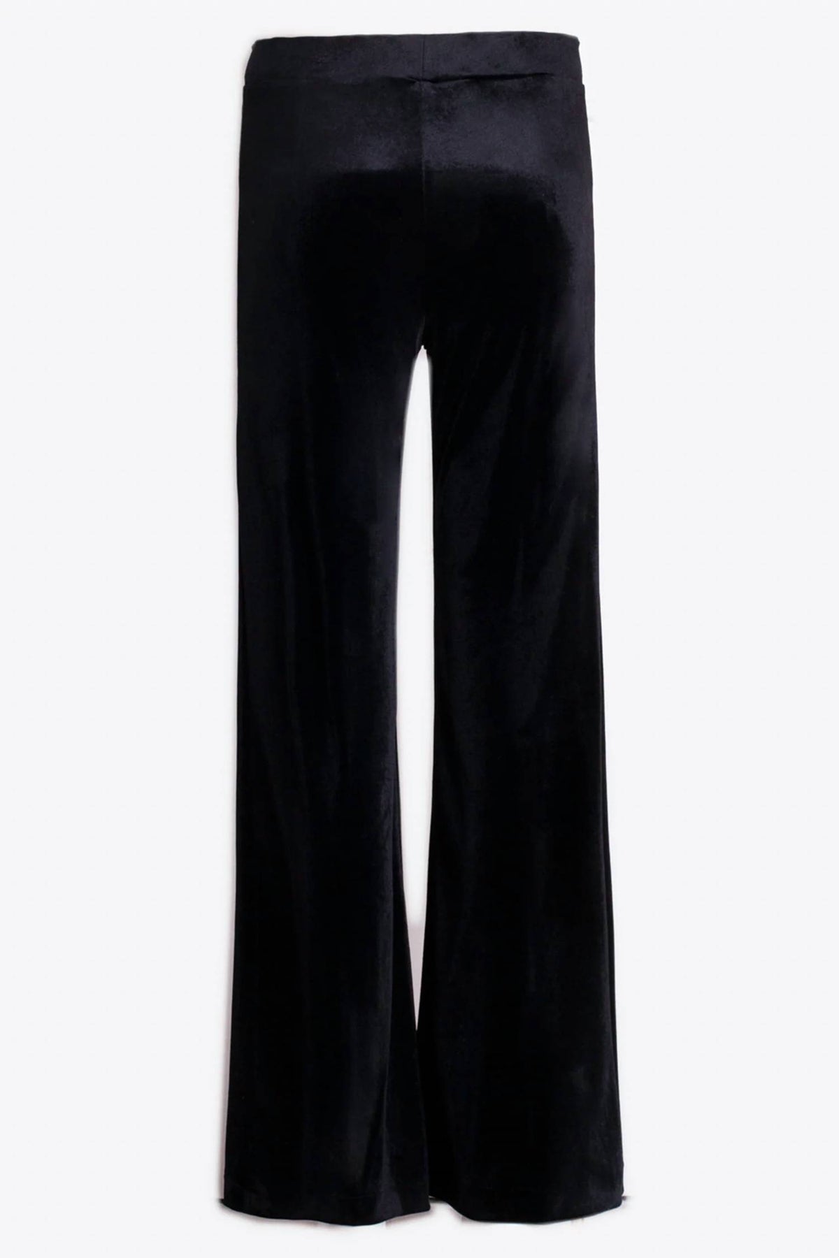 Vilagallo - Women's Velvet Wide Leg Pull-on Trousers