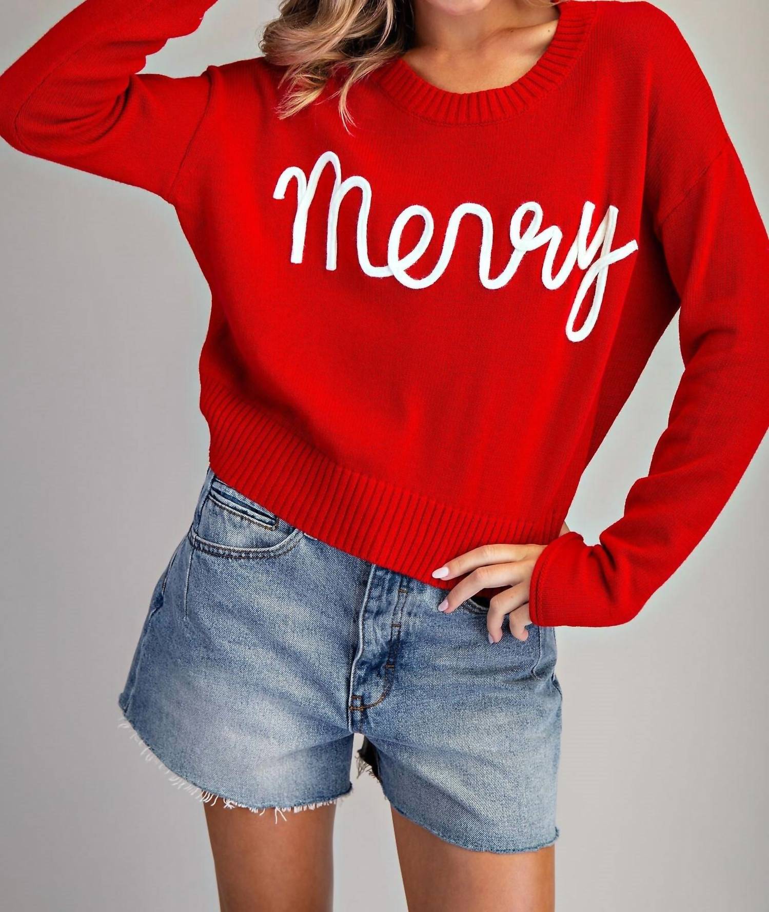 Ee:Some - Merry Holiday Knit Sweater