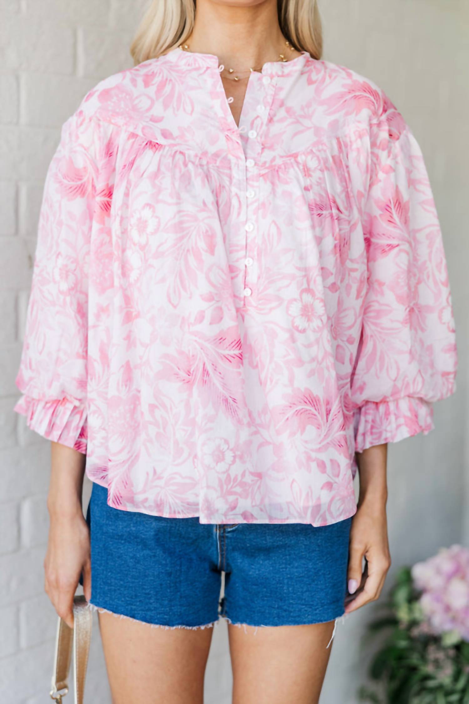 Fate - Floral 3/4 Sleeve Blouse