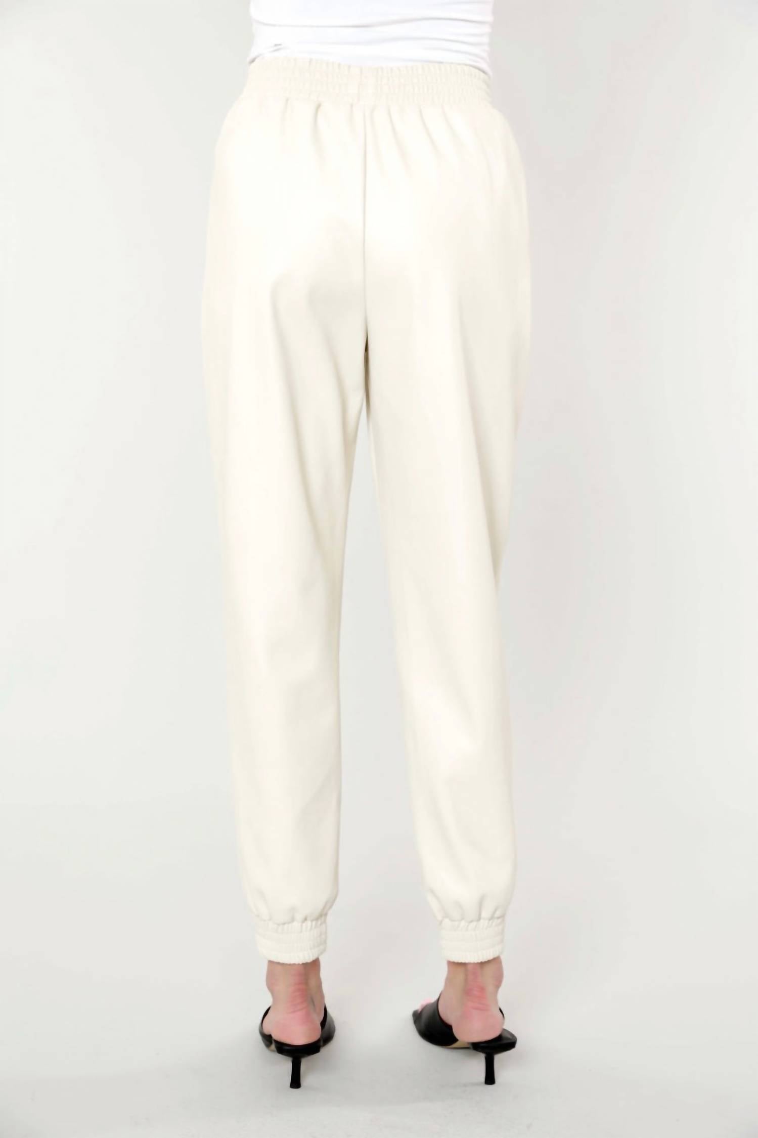 Dolce Cabo - Faux Leather Jogger