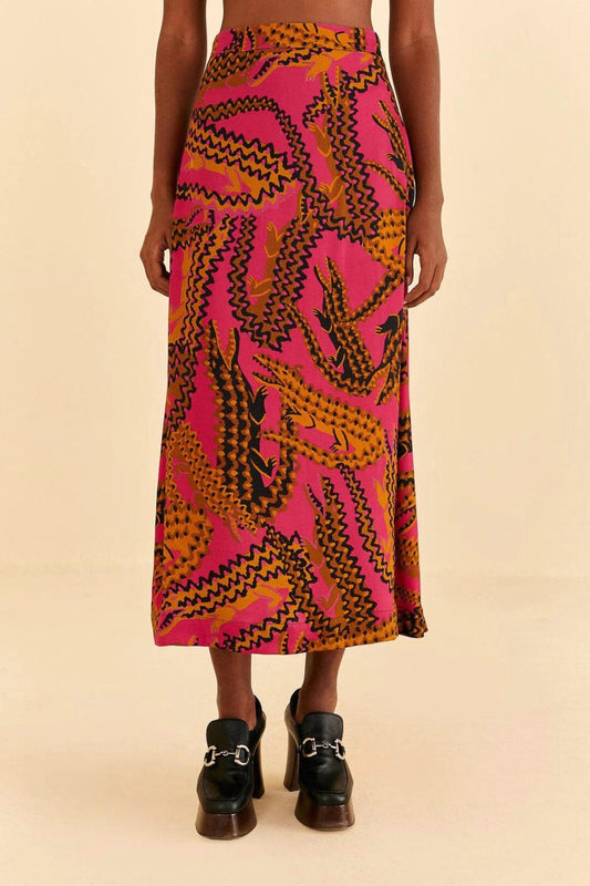 Farm Rio - Midi Skirt
