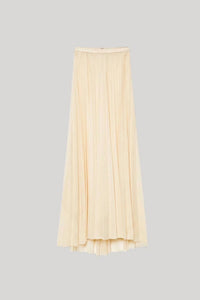 Forte Forte - Chic Long Pleated Tulle Midi Skirt