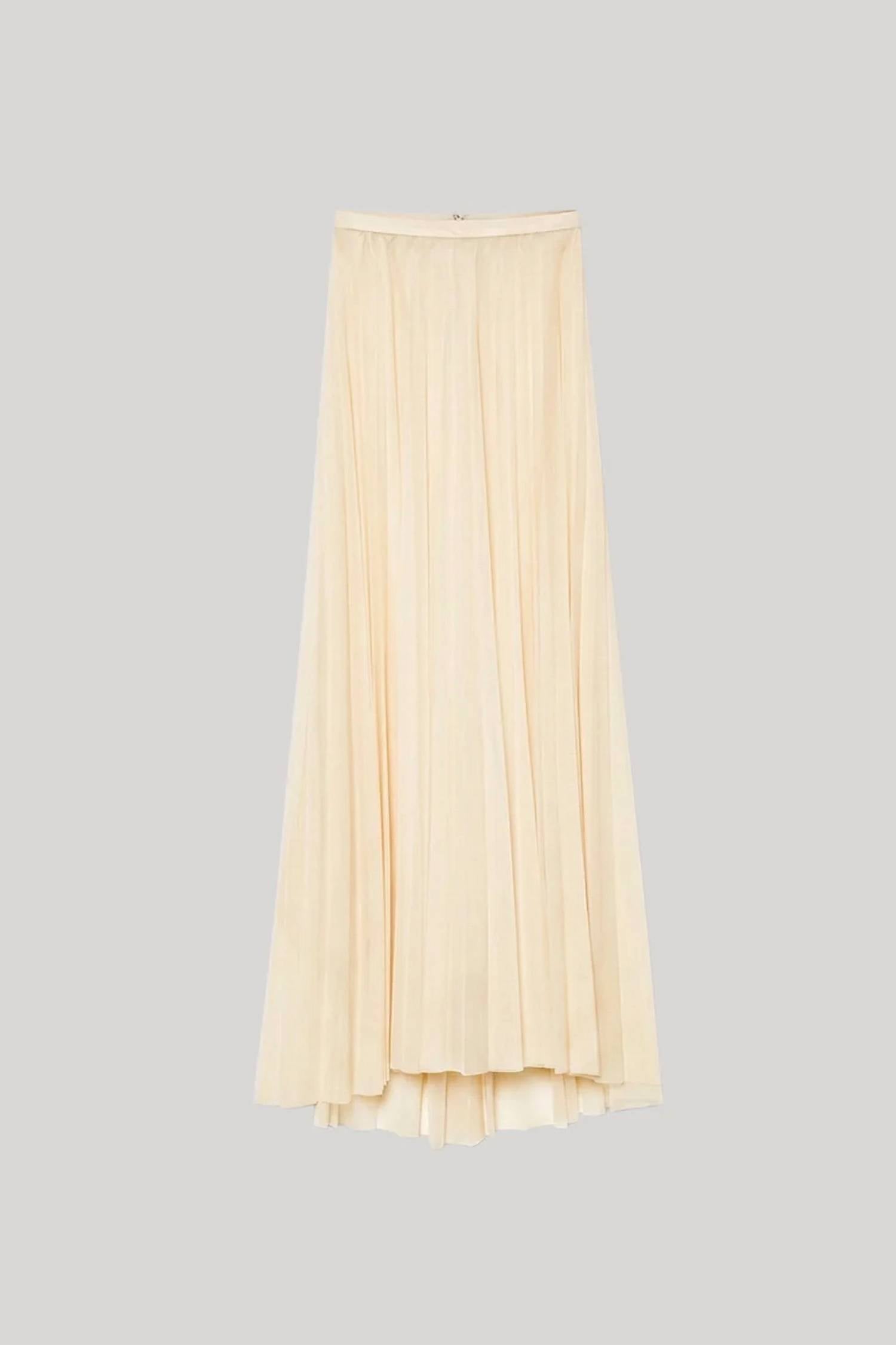 Forte Forte - Chic Long Pleated Tulle Midi Skirt