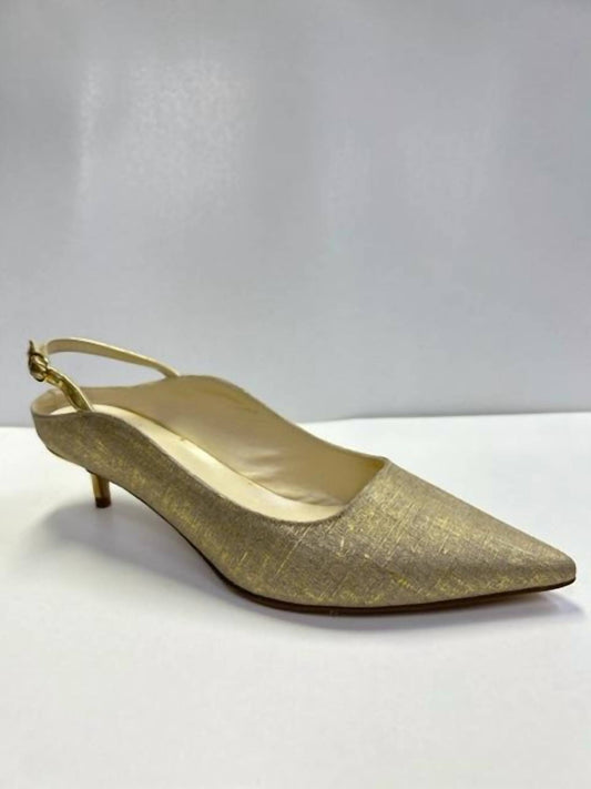 Butter - BROOK SLINGBACK KITTEN HEEL