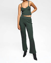 Blended Knit Corset Tank