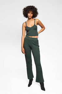 Blended Knit Corset Tank