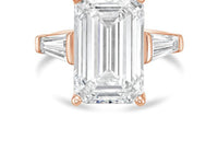 Diana M Jewels - Women's Emerald & Baguette Lab-Grown Diamond Fashion Ring (5.00 Ct) - Statement