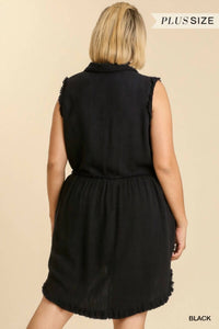 Umgee - Frayed Sleeveless Tunic