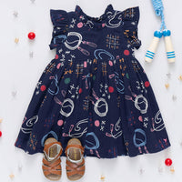PINK CHICKEN Jennifer Dress in tic tac toe 1 - kids' dress - view 4