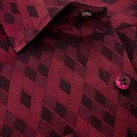 Eight X - Men's Argyle Jacquard Button Down Shirt